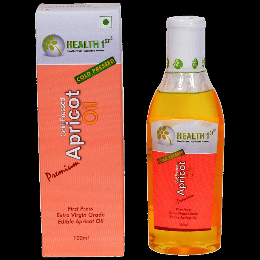 Health 1st Apricot Oil - Cold Pressed