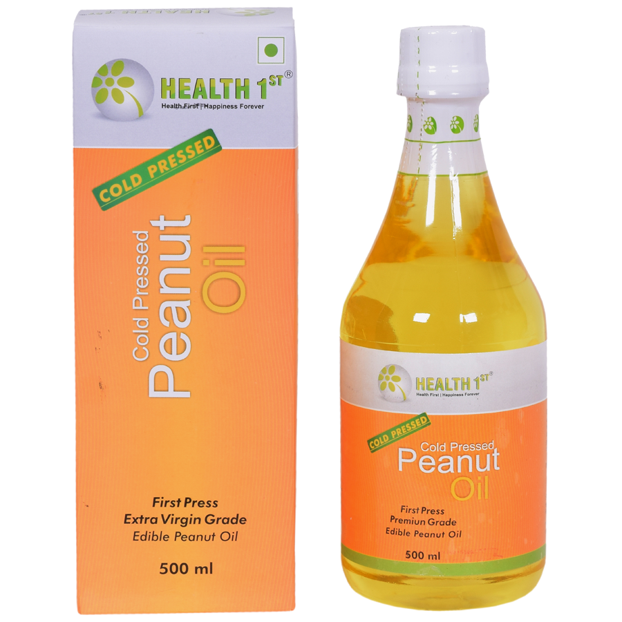 Health 1st Peanut Oil - Cold Pressed