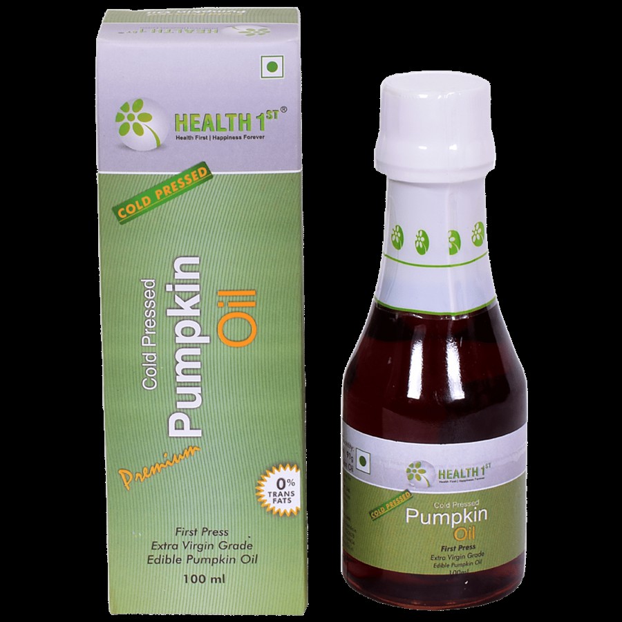 Health 1st Pumpkin Oil - Cold Pressed