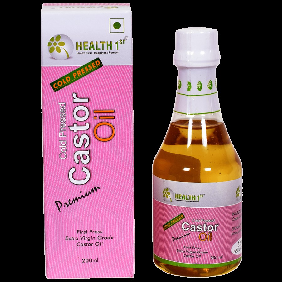 Health 1st Castor Oil - Cold Pressed