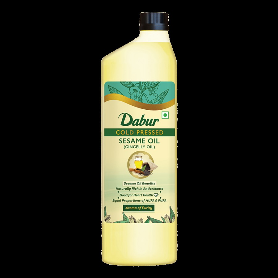 Dabur Cold Pressed Sesame (Gingelly/Til) Cooking Oil