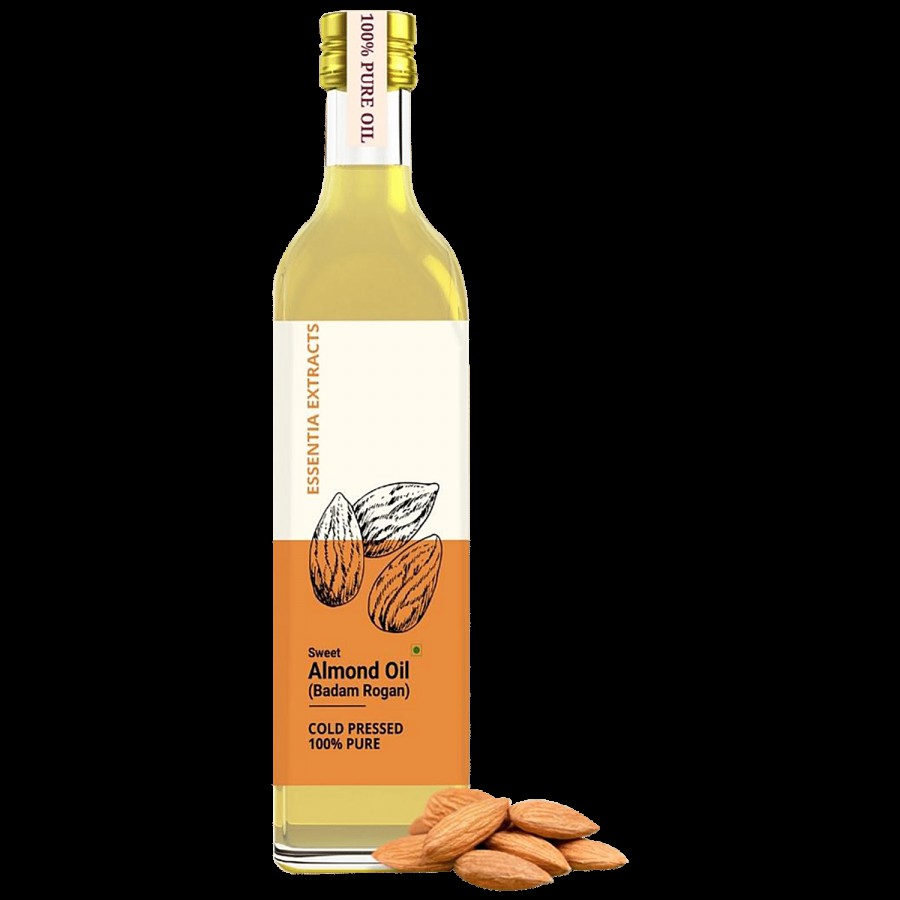 ESSENTIA EXTRACTS Sweet Almond Oil/Badam Rogan - 100% Pure