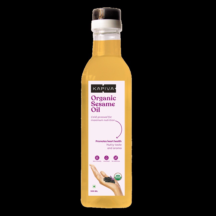 Kapiva Organic Sesame Oil - Promotes Heart Health