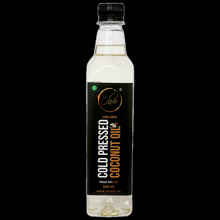 Olixir Cold Pressed Coconut Oil - 100% Natural