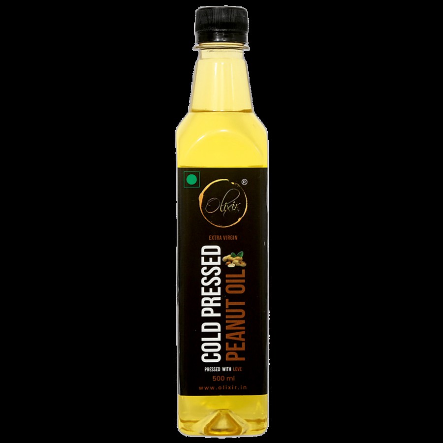 Olixir Cold Pressed Peanut Oil - 100% Natural