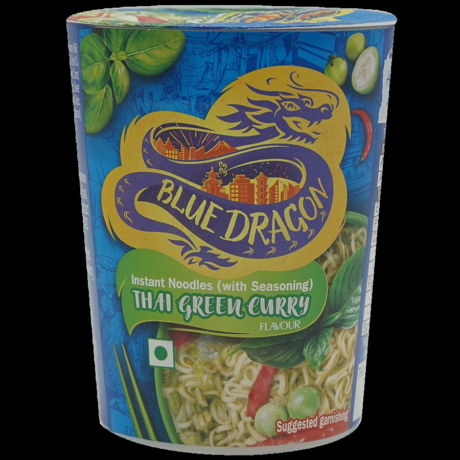 Blue Dragon Instant Cup Noodle Thai Green Curry For Home & Car Use