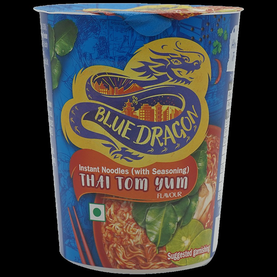 Blue Dragon Instant Cup Noodle With Seasoning - Thai Tom Yum