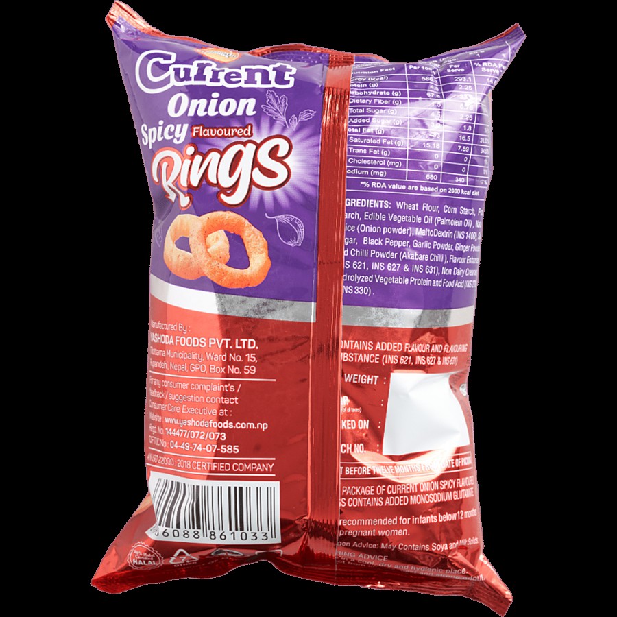 CURRENT Flavoured Onion Rings - Spicy