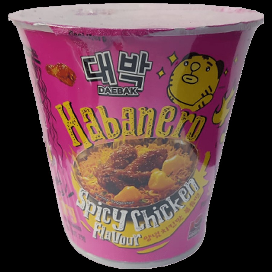 Daebak Habanero Instant Noodles - With Spicy Chicken Flavour