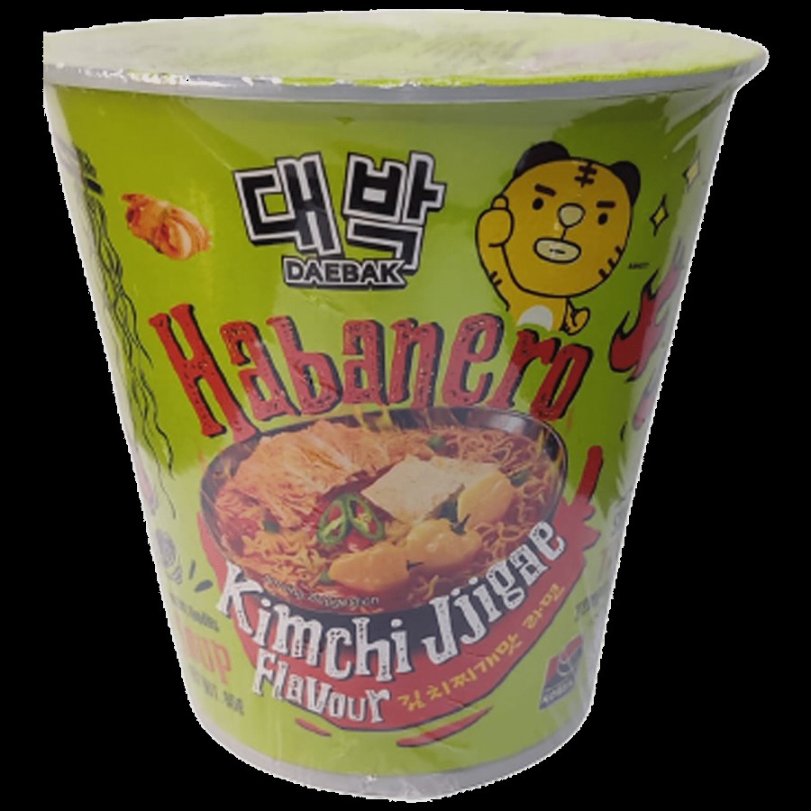 Daebak Habanero Soup Fried Instant Noodles - With Kimchi Jjigae Flavour