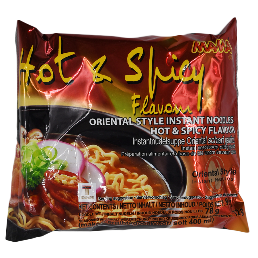 MAMA Oriental Style Instant Noodles - Hot & Spicy Flavour