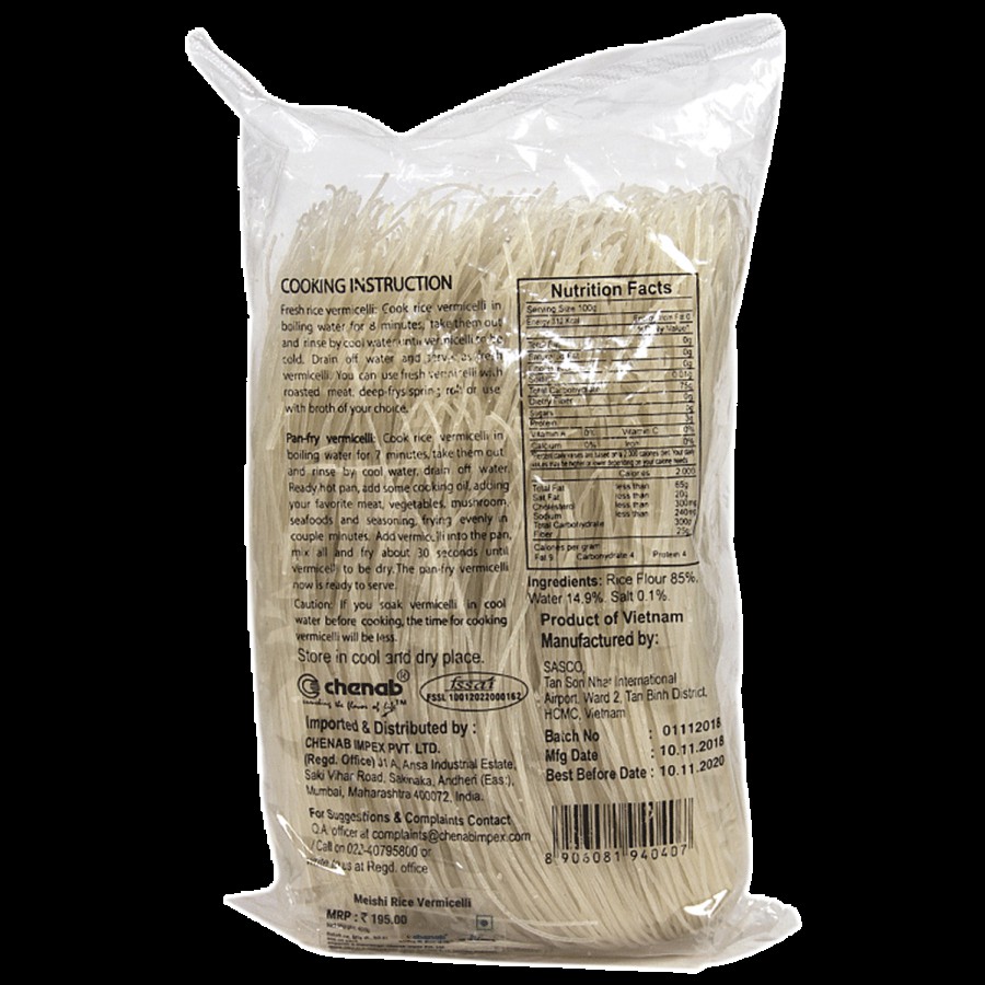 Meishi Gluten Free Rice Vermicelli