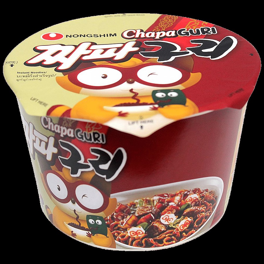 NONGSHIM Big Bowl Noodle Soup Chapaguri - Spicy & Sweet Flavour