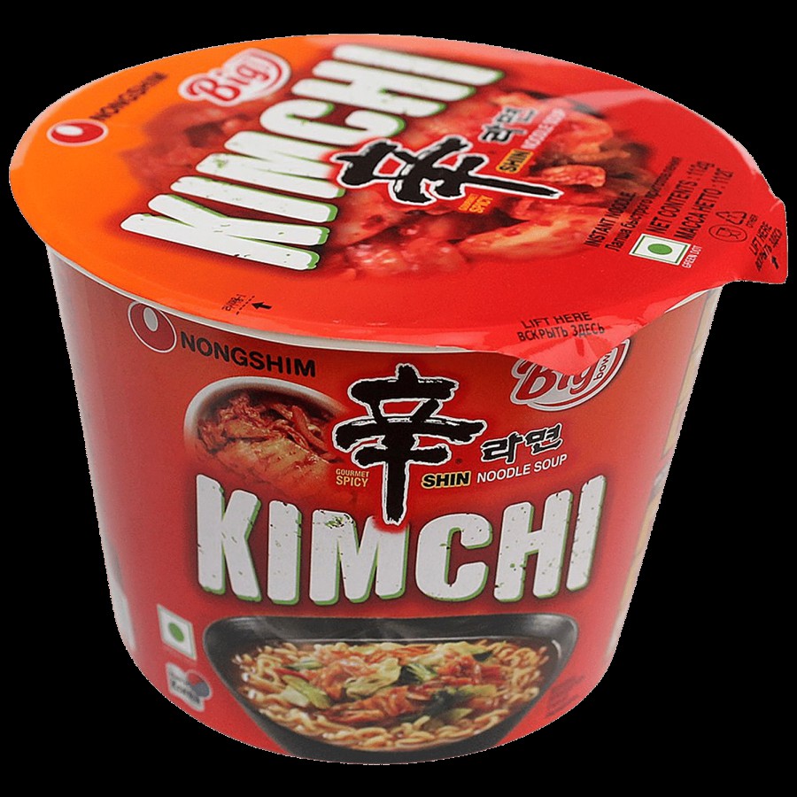 NONGSHIM Big Bowl Noodle Soup Shin Kimchi - Spicy