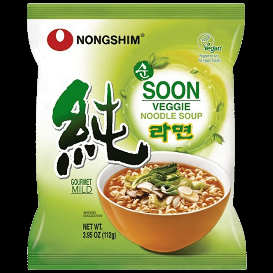 NONGSHIM Soon Veggie noodle soap - Refreshing Flavour