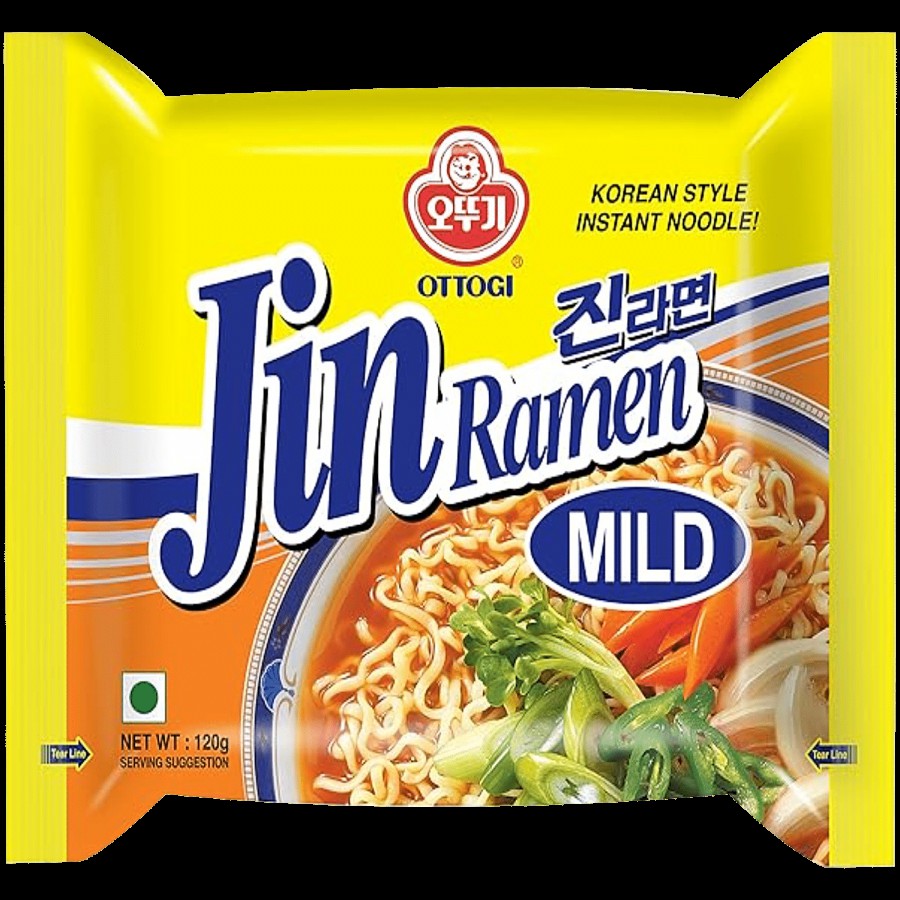 Ottogi Jin Ramen Korean Style Instant Noodles - Mild