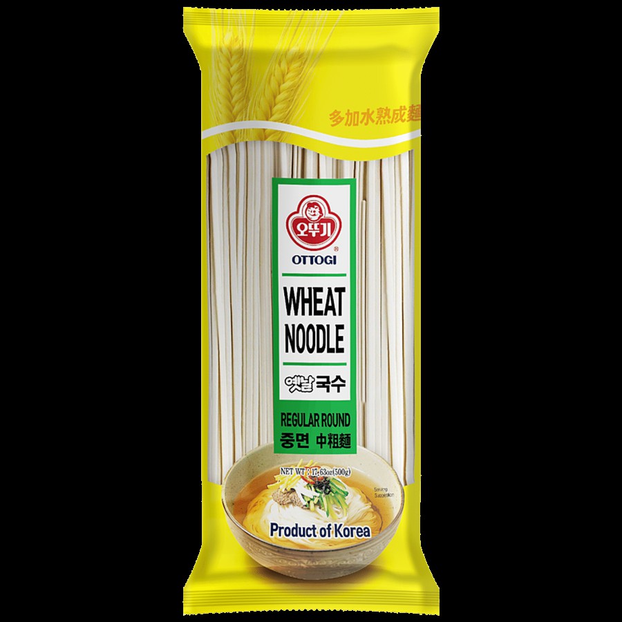 Ottogi Wheat Noodles - Regular Round