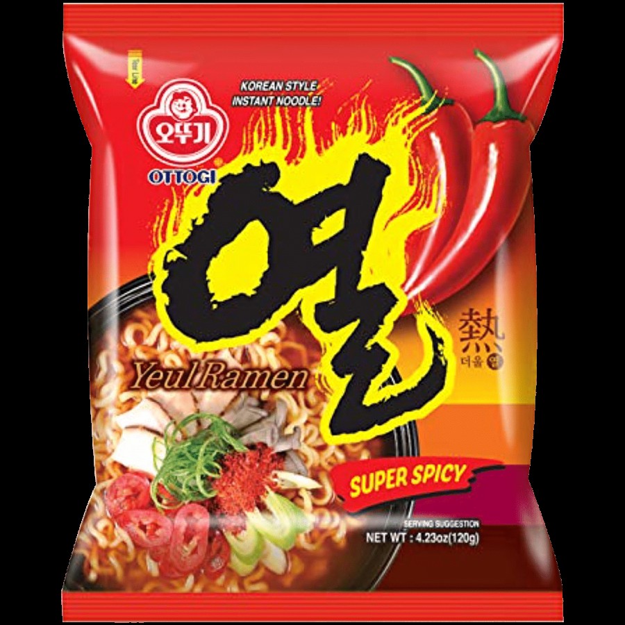 Ottogi Yeul Ramen Korean Style Instant Noodles - Super Spicy