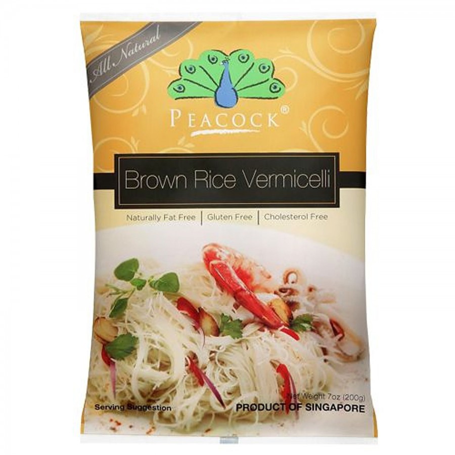 PEACOCK Rice Vermicelli - Brown Rice