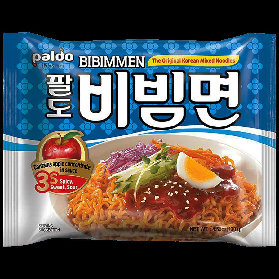 Paldo Bibimmen Korean Noodles - Spicy