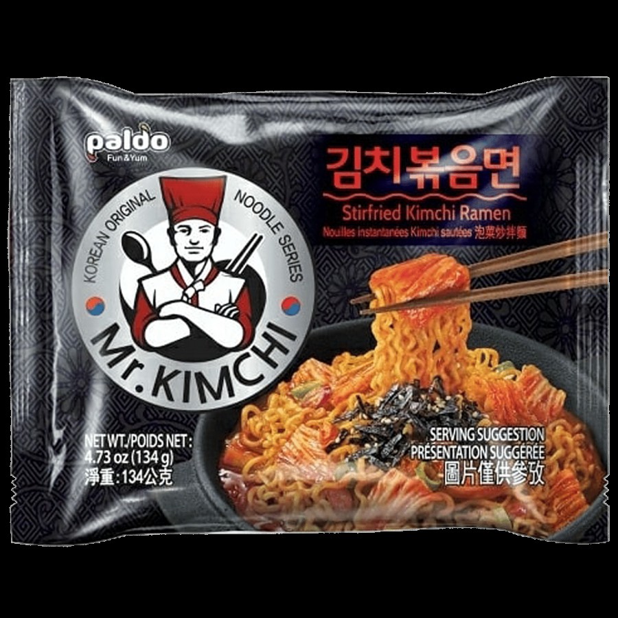 Paldo Mr Kimchi Mild Spicy Korean Noodles