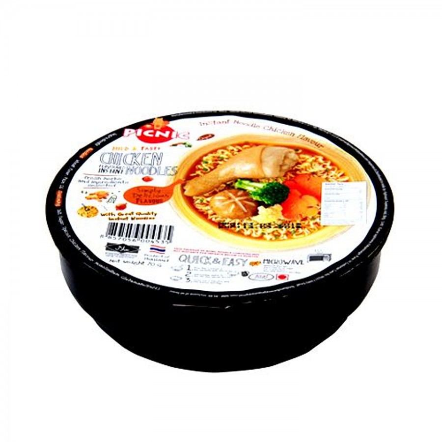 Picnic Instant Noodles - Mild & Tasty Chicken Flavoured