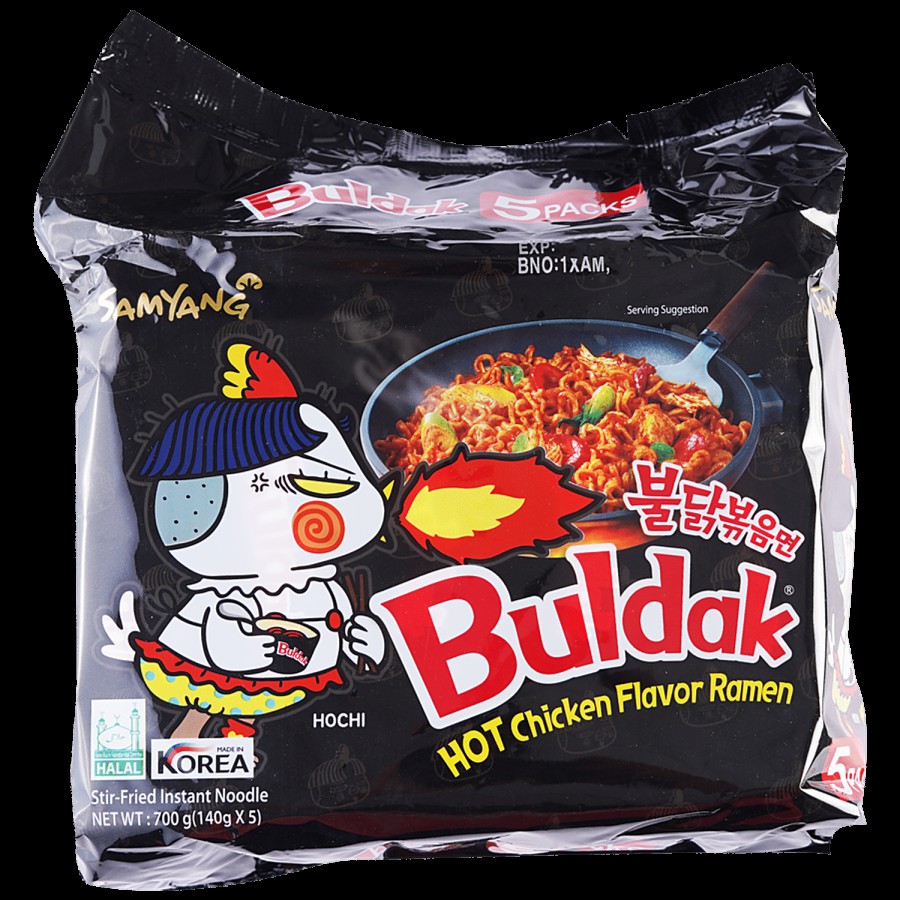 Samyang Buldak Instant Noodles - Hot Chicken Flavour Ramen