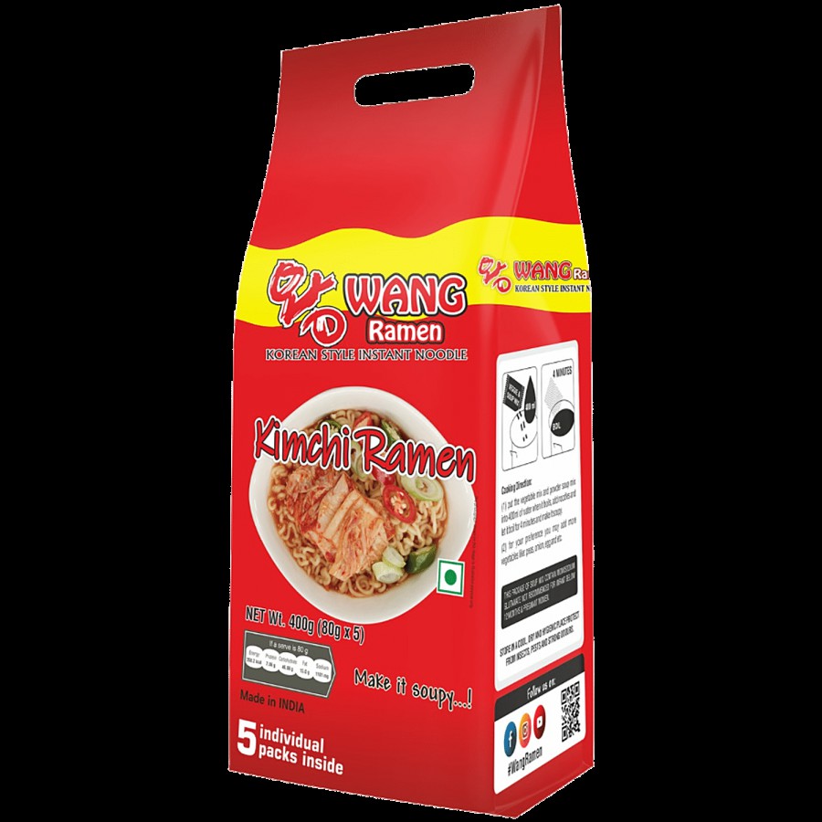 WANG RAMEN Korean Style Instant Noodles - Kimchi Ramen