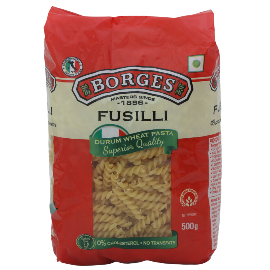 BORGES Durum Wheat Pasta - Fusilli