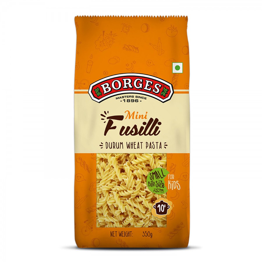 BORGES Durum Wheat Pasta - Mini Fusilli