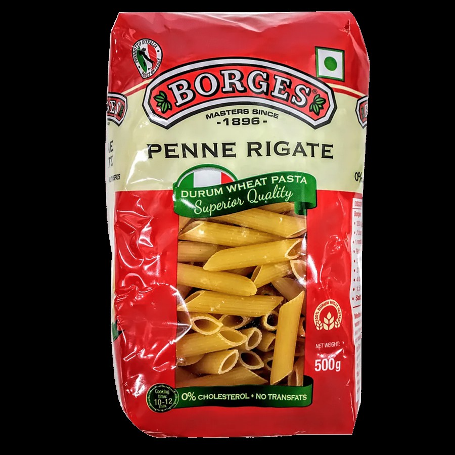 BORGES Durum Wheat Pasta - Penne Rigate