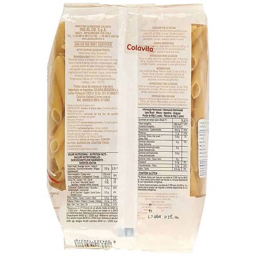 Colavita Durum Wheat Pasta - Penne Rigate #37B