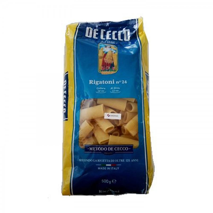 De Cecco Durum Wheat Pasta - Rigatoni n.41