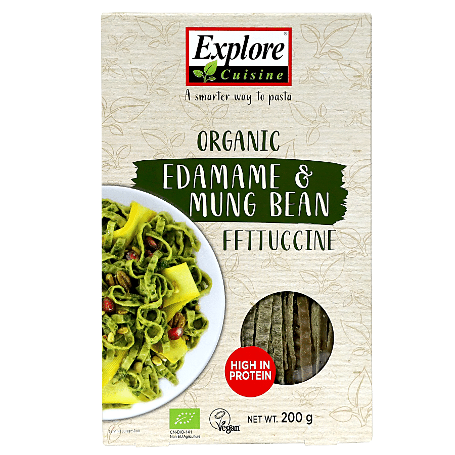 EXPLORE CUISINE Organic Edamame & Mung Bean Pasta - Fettuccine