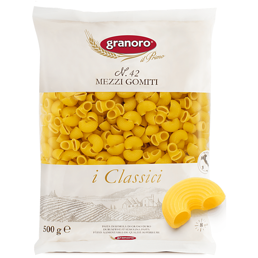 Granoro Mezzi Durum Wheat Pasta - Gomiti/Macroni/Elbow