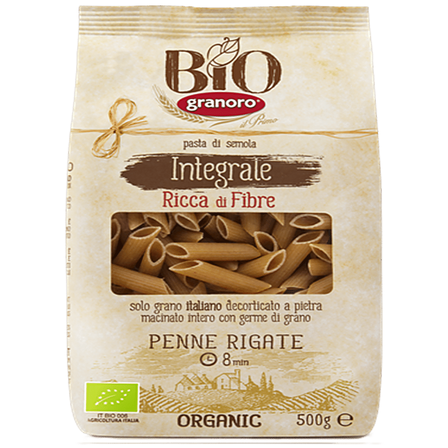 Granoro Organic Whole Wheat Pasta - Penne Rigate