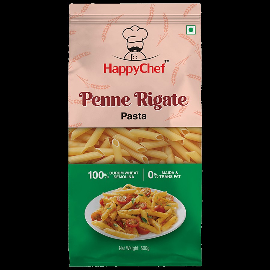 HappyChef Durum Wheat Pasta - Penne Rigate