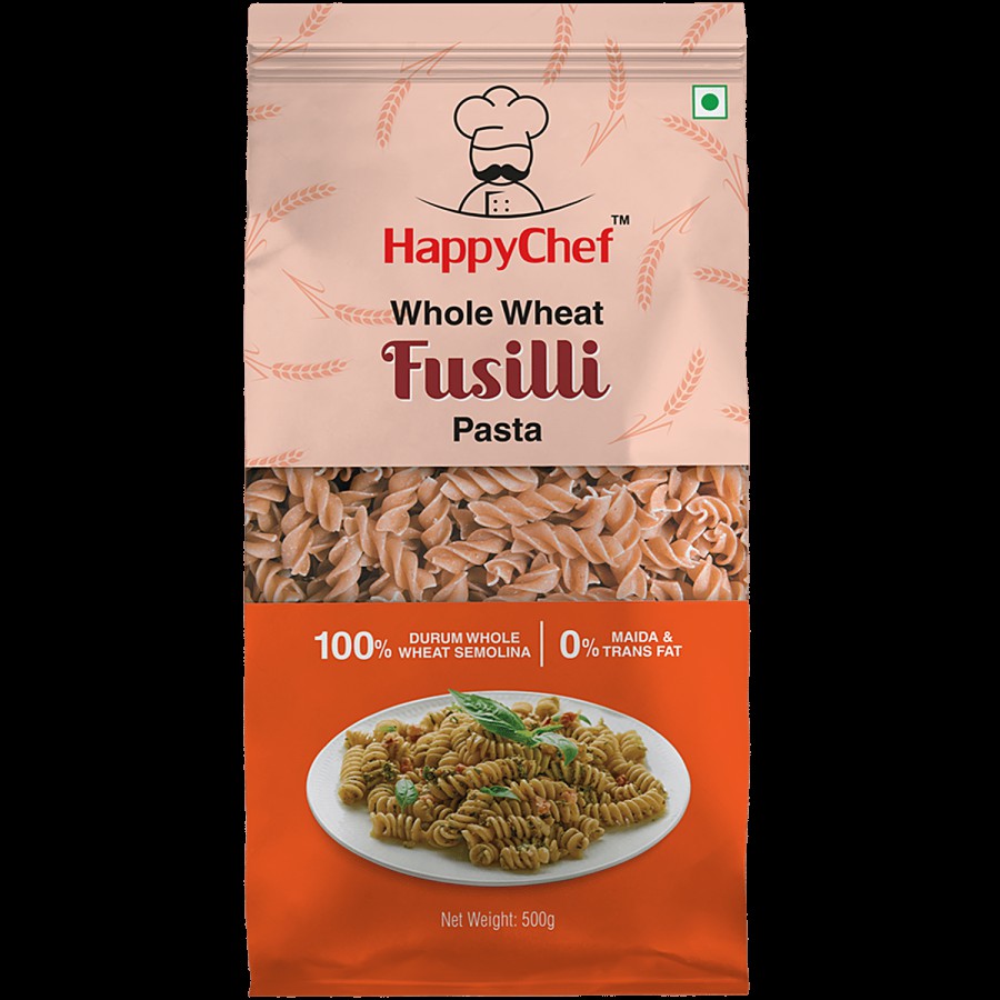 HappyChef Pasta - Fusilli Whole Wheat