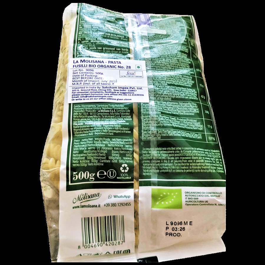 La Molisana Fusilli Bio Organic