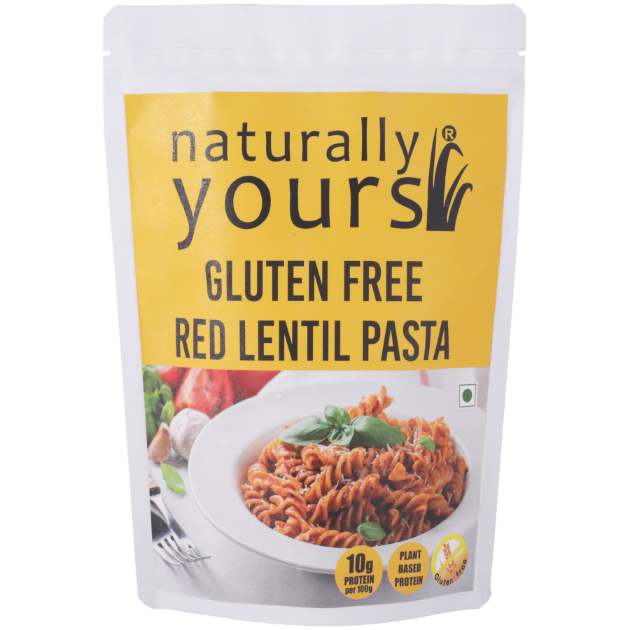 Naturally Yours Gluten Free Red Lentil Pasta - 10g Protein