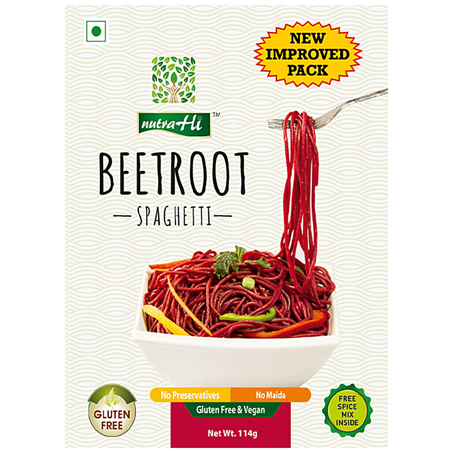 NutraHi Beetroot Pasta - Spaghetti