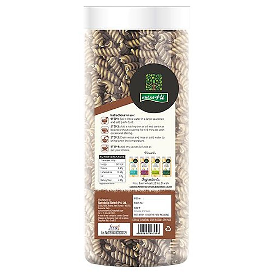 NutraHi Buckwheat Pasta - Fusilli