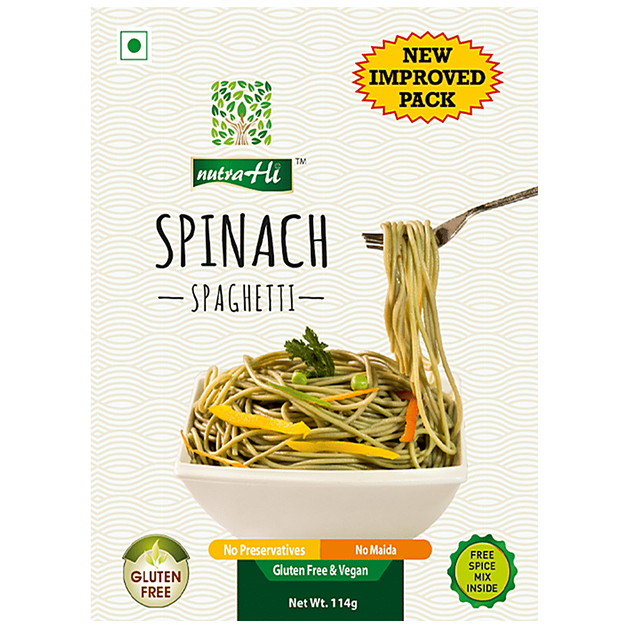 NutraHi Spinach Pasta - Spaghetti