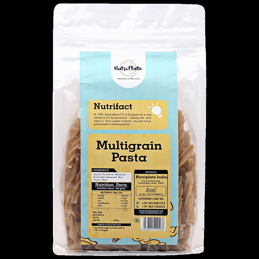 Nutriplate India Multigrain Pasta - Rich In Nutrition