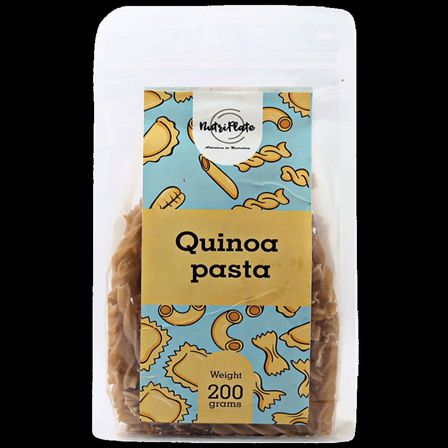 Nutriplate India Quinoa Pasta - Rich In Dietary Fibre