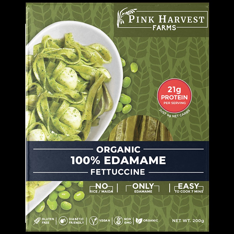 Pink Harvest Farms 100% Edamame Fettuccine