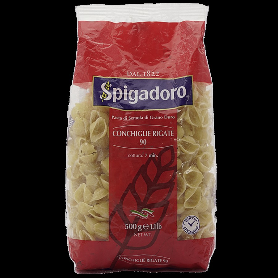 Spigadoro Durum Wheat Pasta - Conchiglie Rigate 90