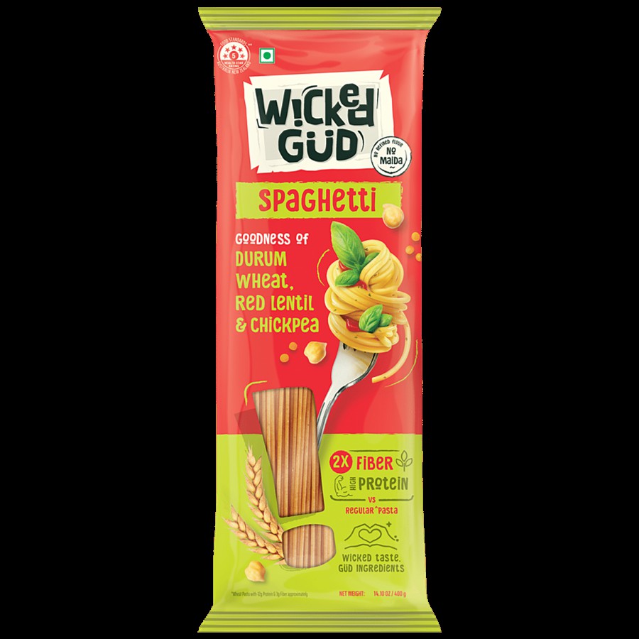 WickedGud Spaghetti Pasta - Goodness Of Durum Wheat