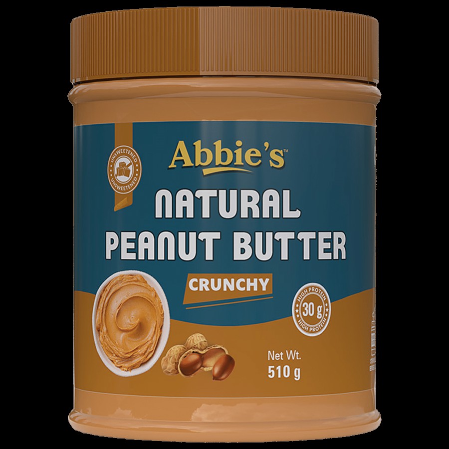 Abbies Natural Peanut Butter - Crunchy