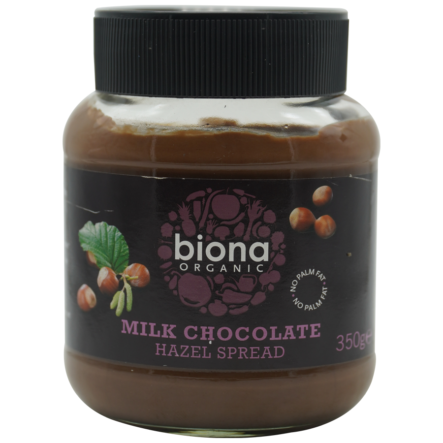 BIONA Organic Milk Chocolate Hazelnut Spread